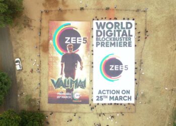 Valimai to premiere on Zee5 from 25 March, the biggest poster ever made for the release