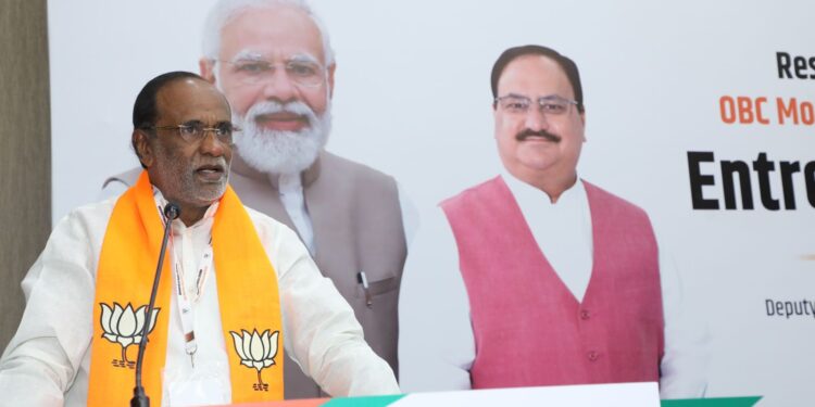 Modi Government working for developing entrepreneurship environment for backward class of the country: Dr K Laxman (National President OBC Morcha BJP)