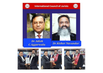 International Council of Jurists, London appoints Dr. Kishor Navandar as the President of Asia Chapter for Corporate Division