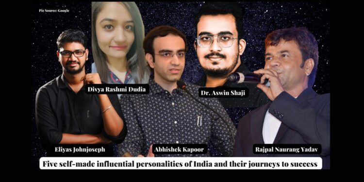 Five self-made influential personalities of India and their journeys to success