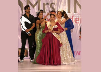 Bangalore Entrepreneur Sukanya Banerjee gets crowned as First Runner up in Mrs India My Identity 2022