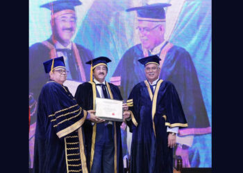 Nine World Record Holder Sandeep Marwah Honored with Doctorate by French University