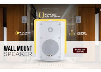 Ooka Audio Introduces Breakthrough Wall Mount Speakers: Redefining Sound Clarity and Performance for Commercial Spaces