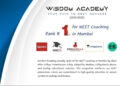 Wisdom Academy: Empowering Students for NEET Success in Mumbai