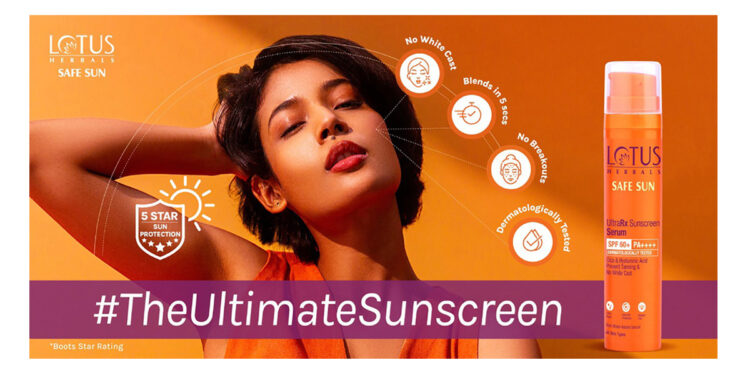 Lotus Herbals unveils Safe Sun Ultra Rx Sunscreen Serum