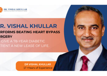 Dr. Vishal Khullar performs beating heart bypass surgery to give a 78-year diabetic patient a new lease of life
